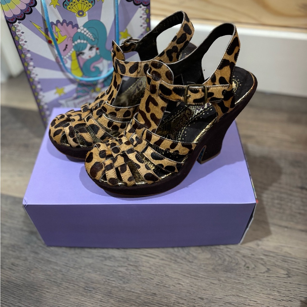 Irregular Choice Leopard Print Heels - image 1